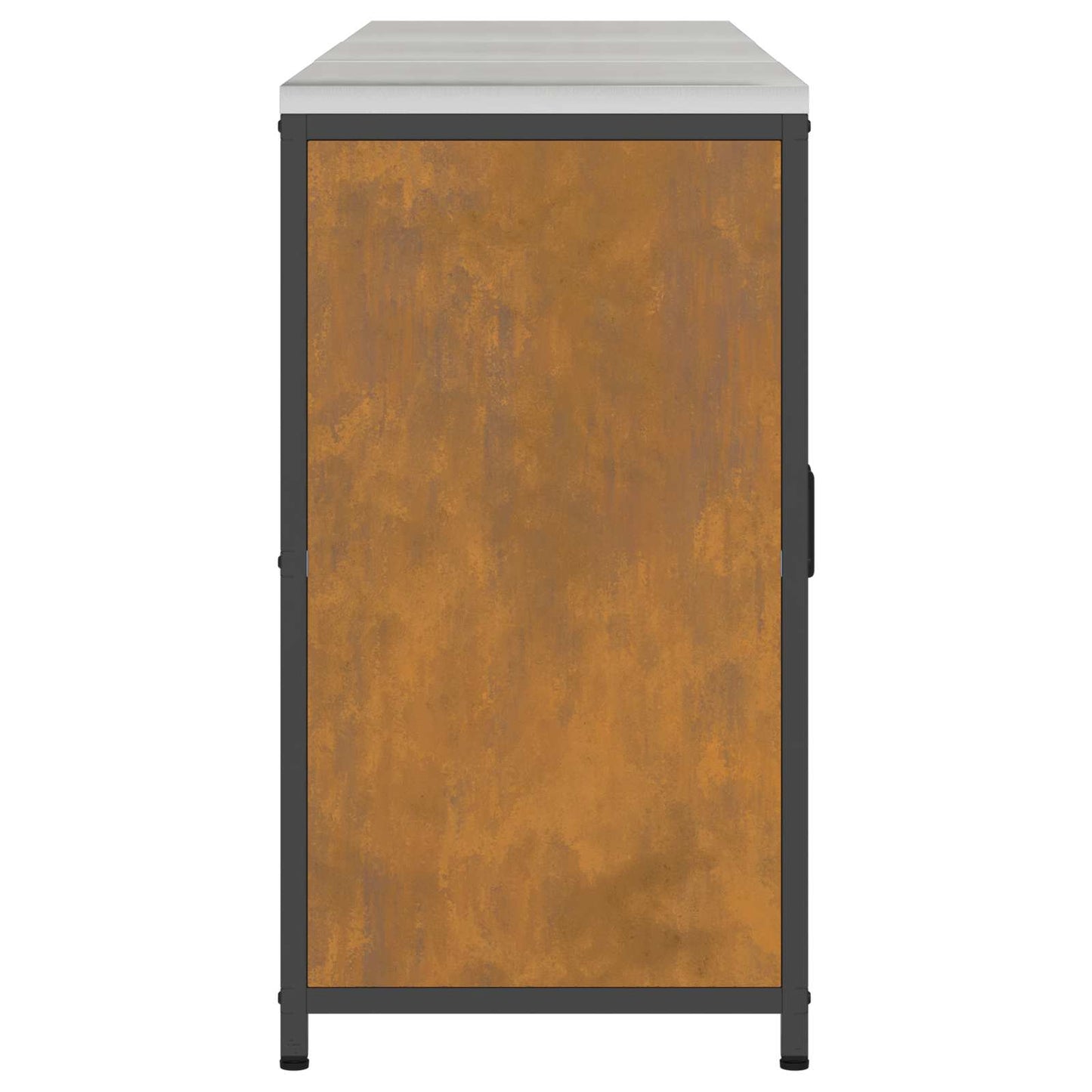 Kitchen Storage Set HATTEM 3 pcs Rusty Steel