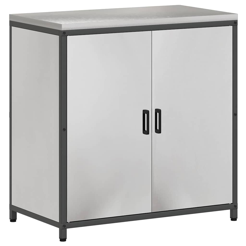 Kitchen Storage Set HATTEM 3 pcs Silver Stainless Steel