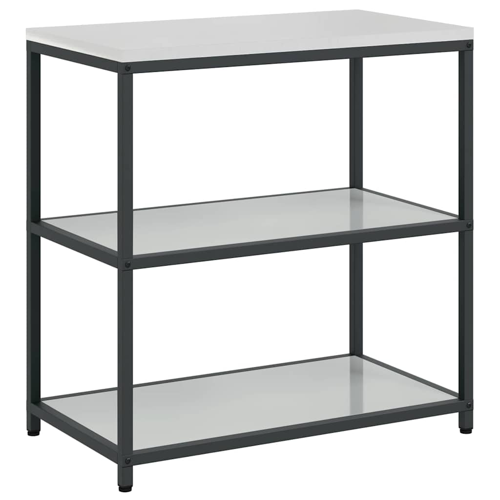 Kitchen Storage Set HATTEM 3 pcs Silver Galvanised Steel