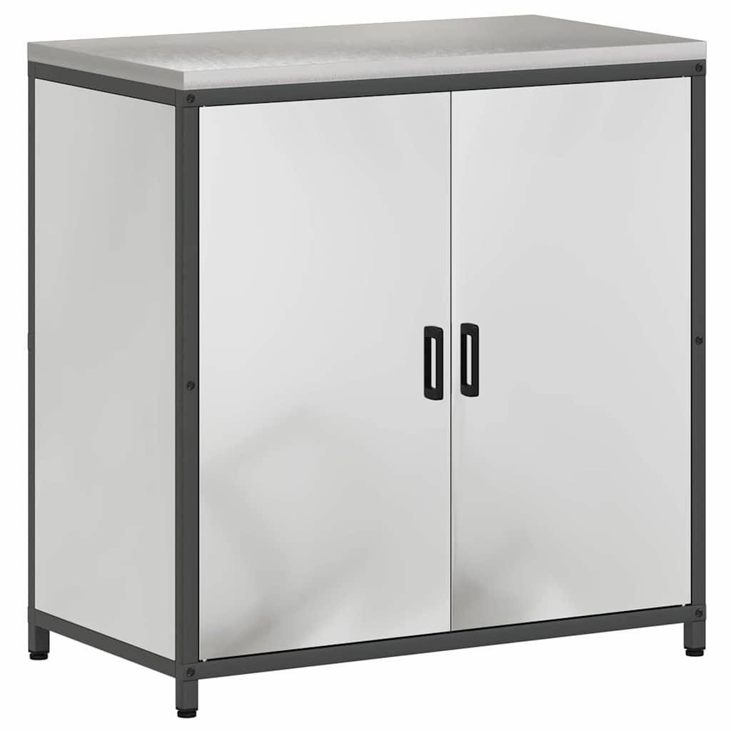 Kitchen Storage Set HATTEM 3 pcs Silver Galvanised Steel