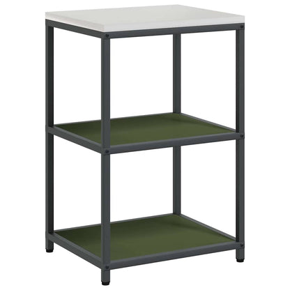 Kitchen Storage Set HATTEM 2 pcs Olive Green Cold-rolled Steel