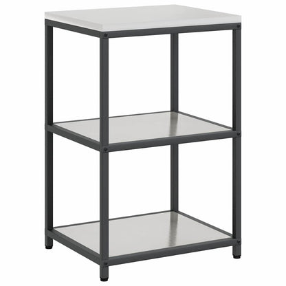 Kitchen Storage Set HATTEM 2 pcs Silver Stainless Steel