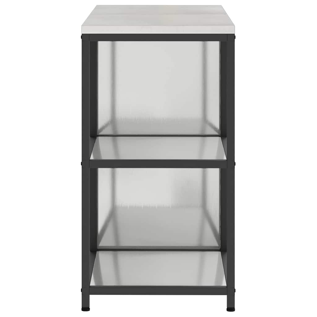 Kitchen Storage Set HATTEM 2 pcs Silver Galvanised Steel