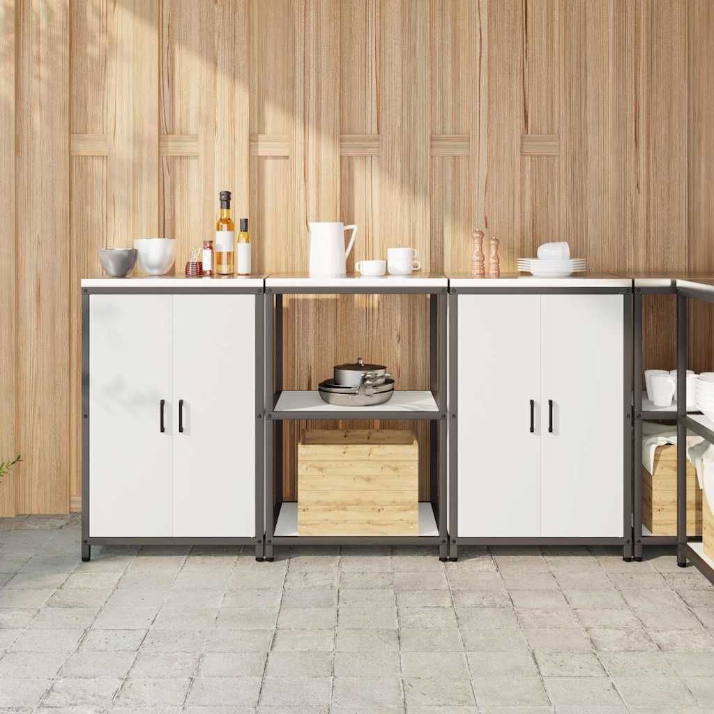 Kitchen Storage Set HATTEM 3 pcs White Cold-rolled Steel