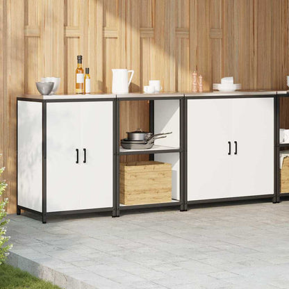 Kitchen Storage Set HATTEM 3 pcs White Cold-rolled Steel