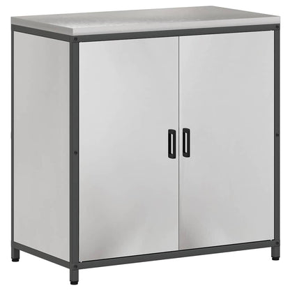 Kitchen Storage Set HATTEM 3 pcs Silver Stainless Steel