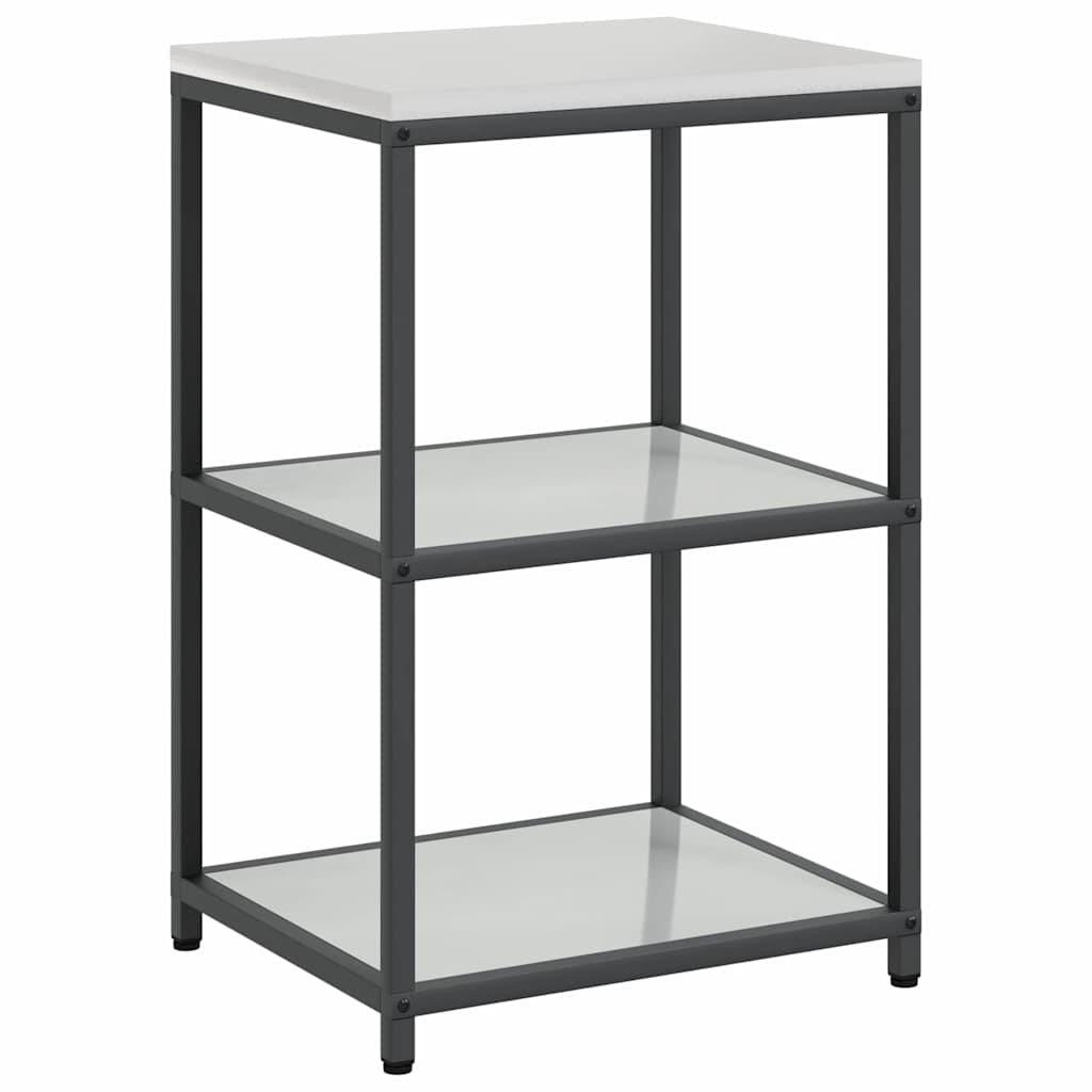 Kitchen Storage Set HATTEM 3 pcs Silver Galvanised Steel