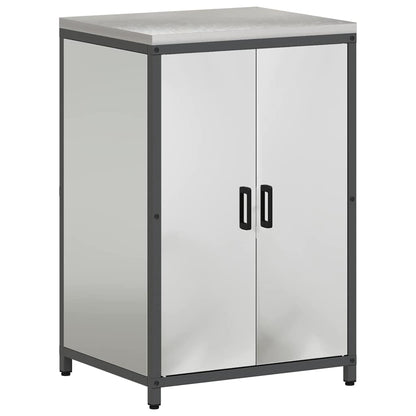 Kitchen Storage Set HATTEM 3 pcs Silver Galvanised Steel