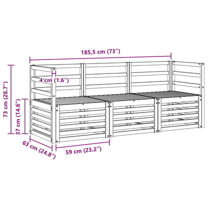 Sofa Sets Solid Acacia Wood