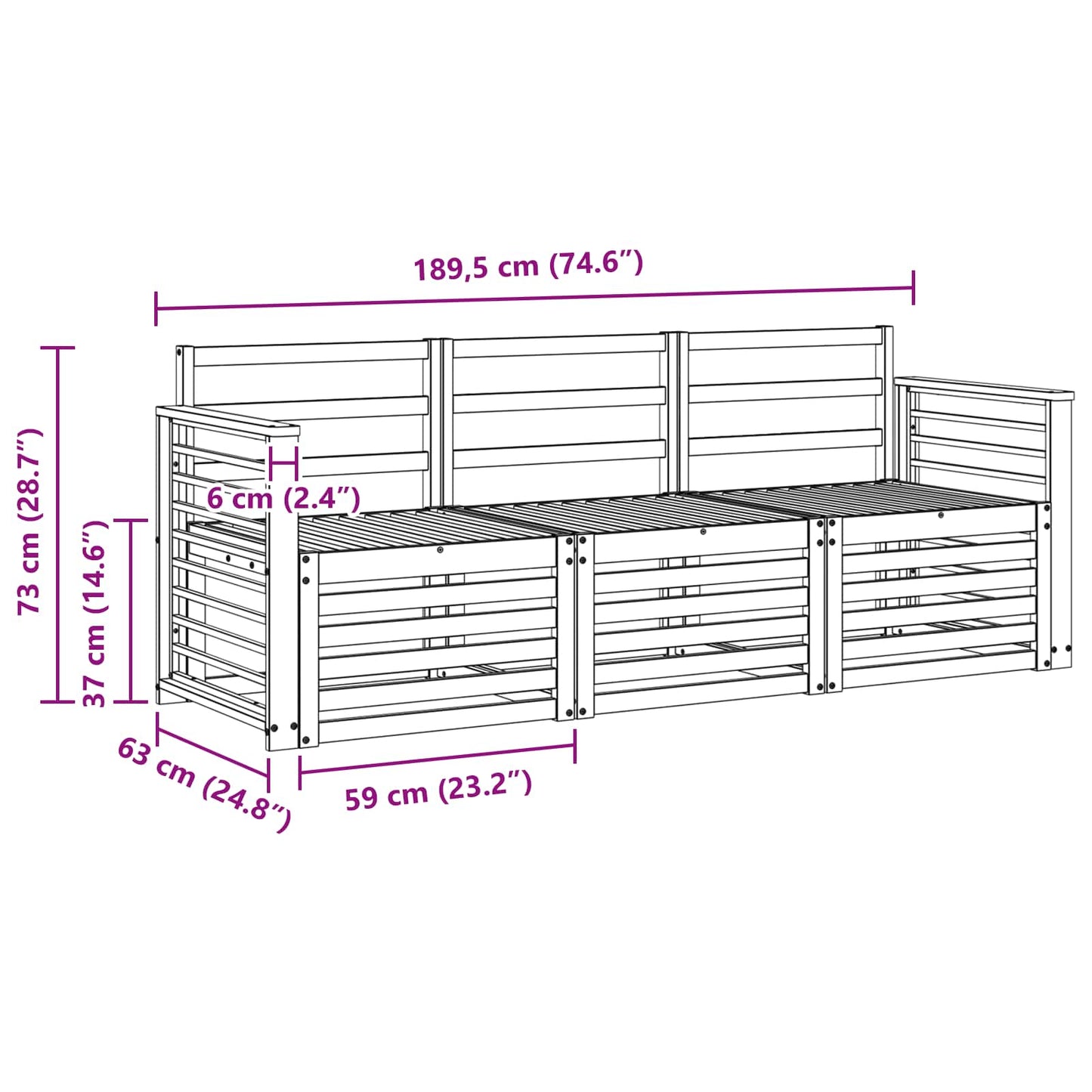 Sofa Sets 3 pcs