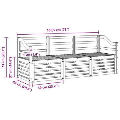Sofa Sets Solid Acacia Wood
