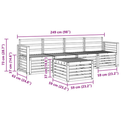 Sofa Sets Solid Acacia Wood