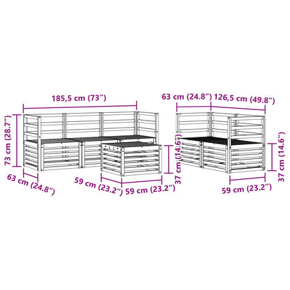 Sofa Sets Solid Acacia Wood