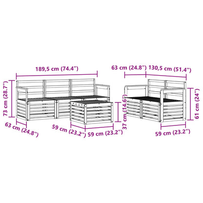Sofa Sets Solid Acacia Wood