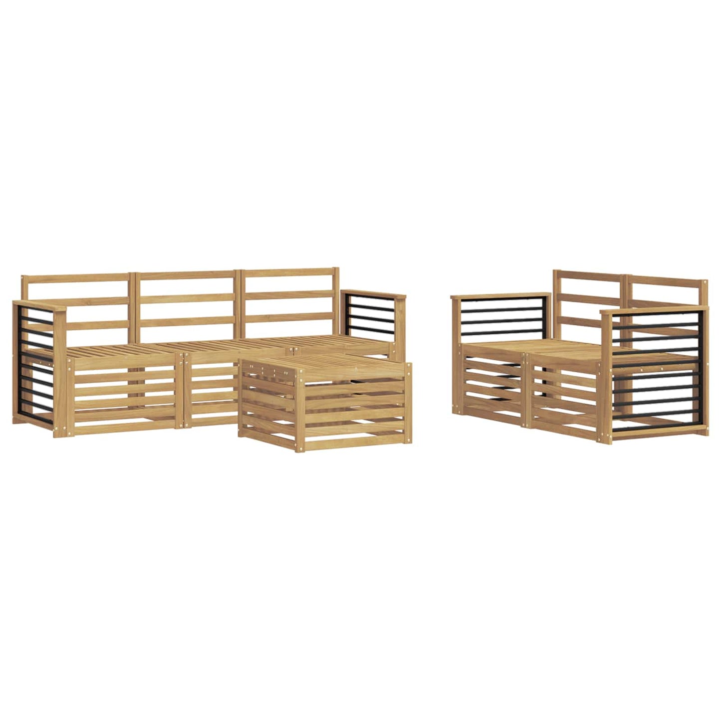 Sofa Sets Solid Acacia Wood