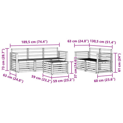 Sofa Sets Solid Acacia Wood