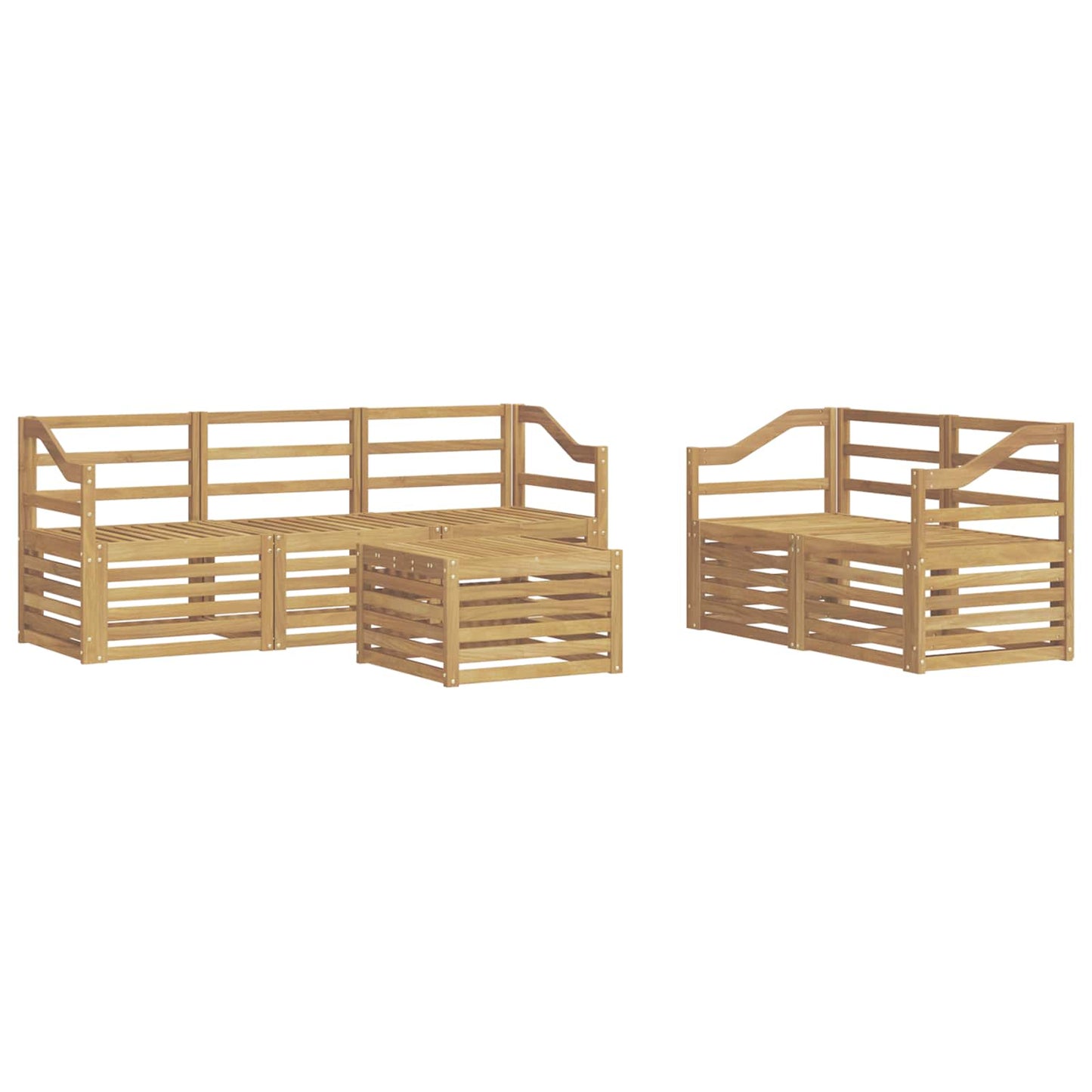 Sofa Sets Solid Acacia Wood