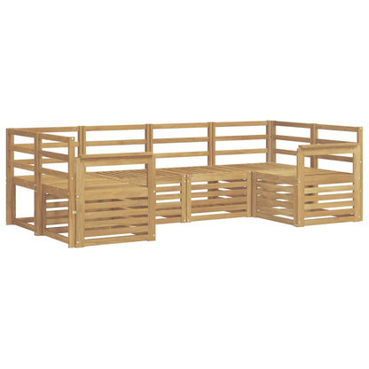 Outdoor Sofa Set 6 pcs White 245 x 128.5 x 73 cm