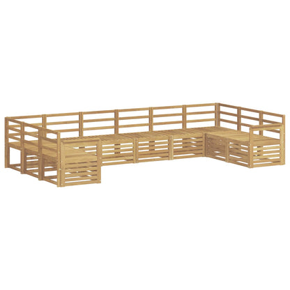 Outdoor Sofa Set 10 pcs White 363 x 187.5 x 73 cm