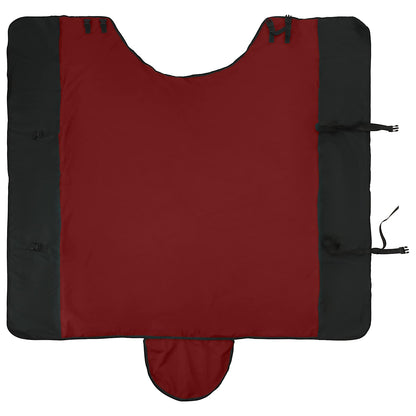 Horse Blanket Bordeaux and Black 125 cm Polyester