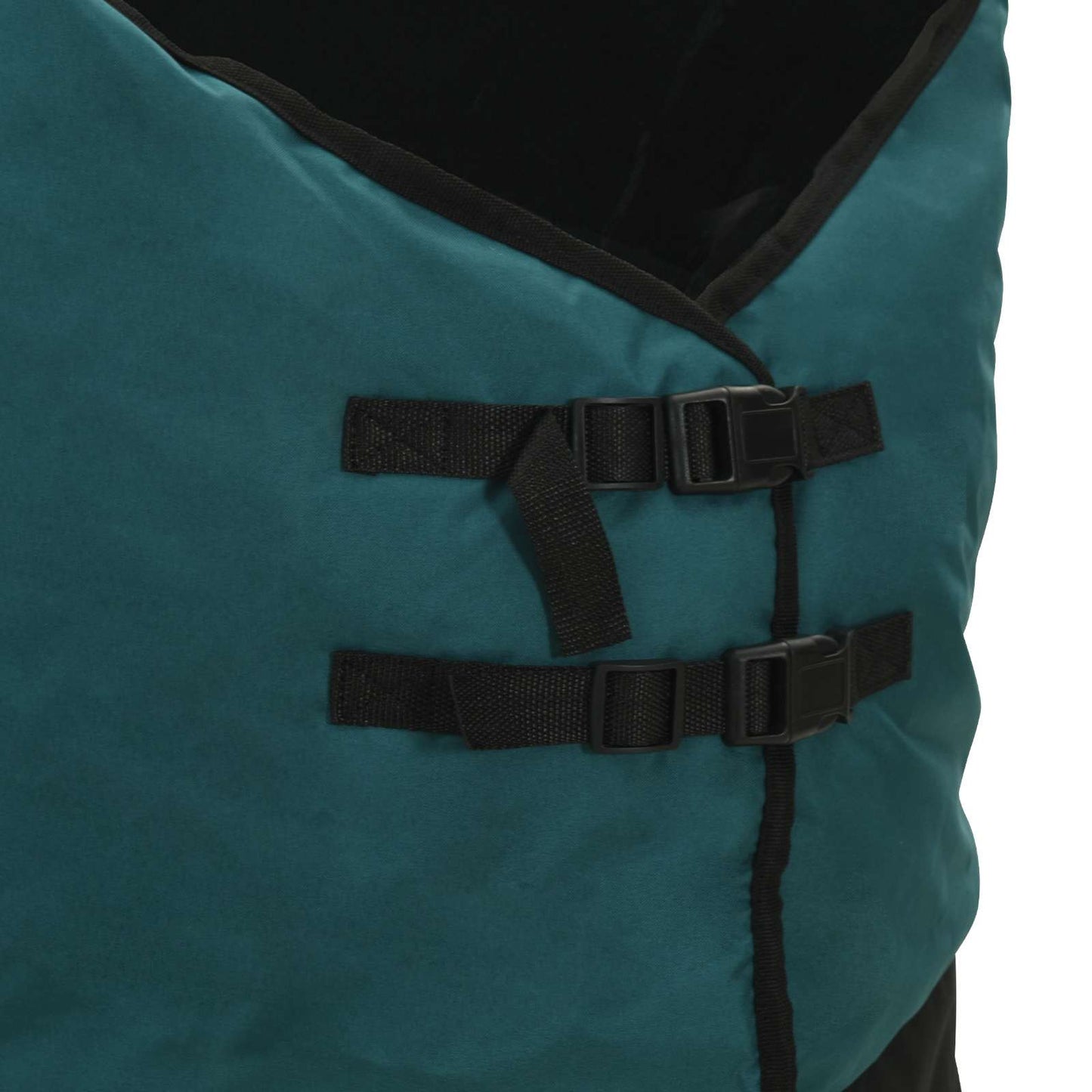 Horse Blanket Dark Green and Black 75 cm Polyester
