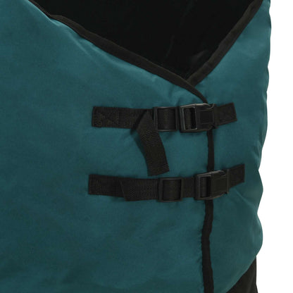 Horse Blanket Dark Green and Black 75 cm Polyester