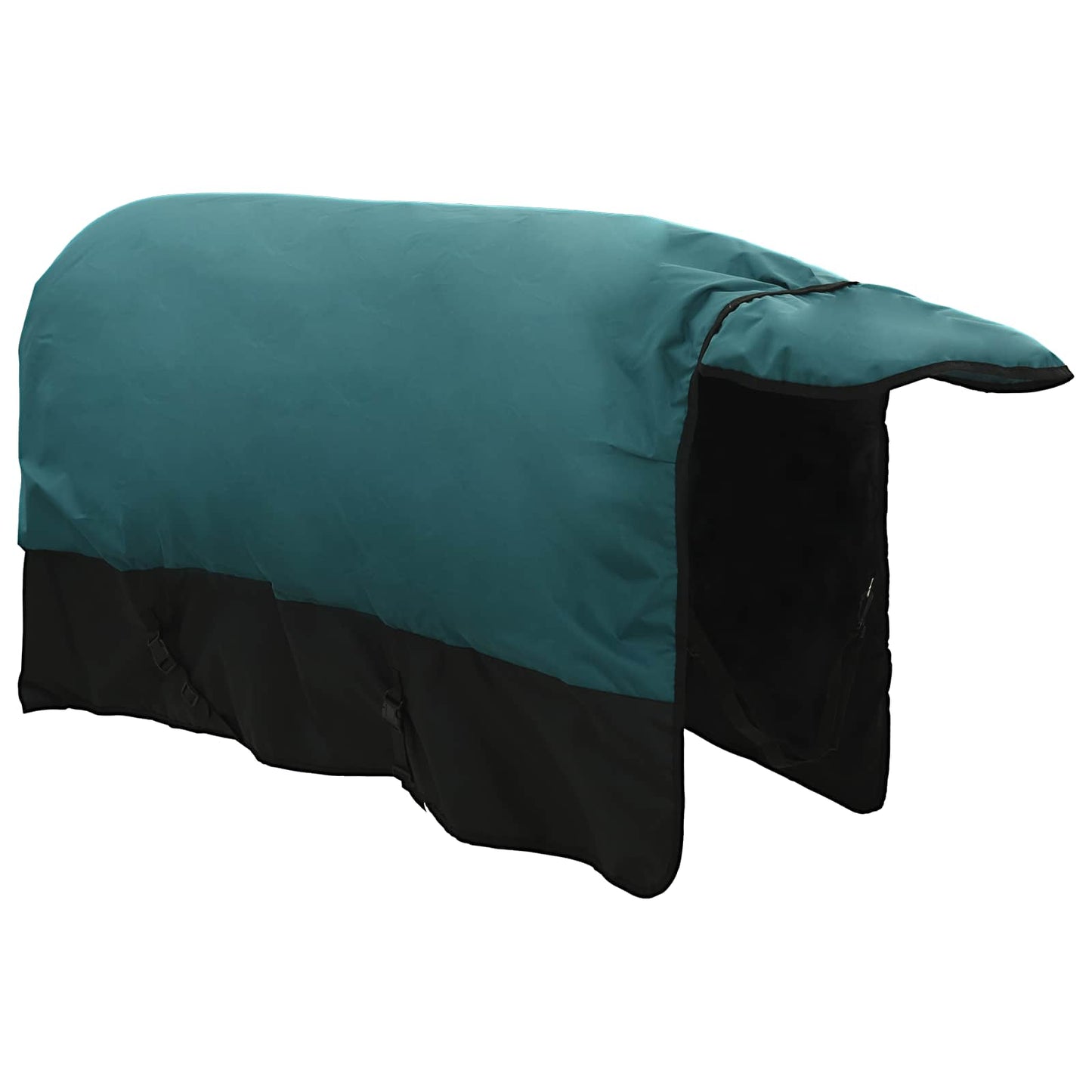 Horse Blanket Dark Green and Black 75 cm Polyester