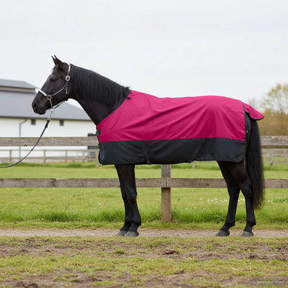 Horse Blanket Pink and Black 115 cm Polyester
