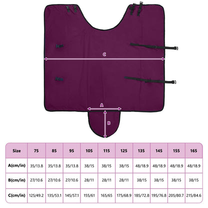 Horse Blanket Full Purple 145 cm Polyester