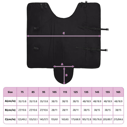 Horse Blanket Full Black 115 cm Polyester