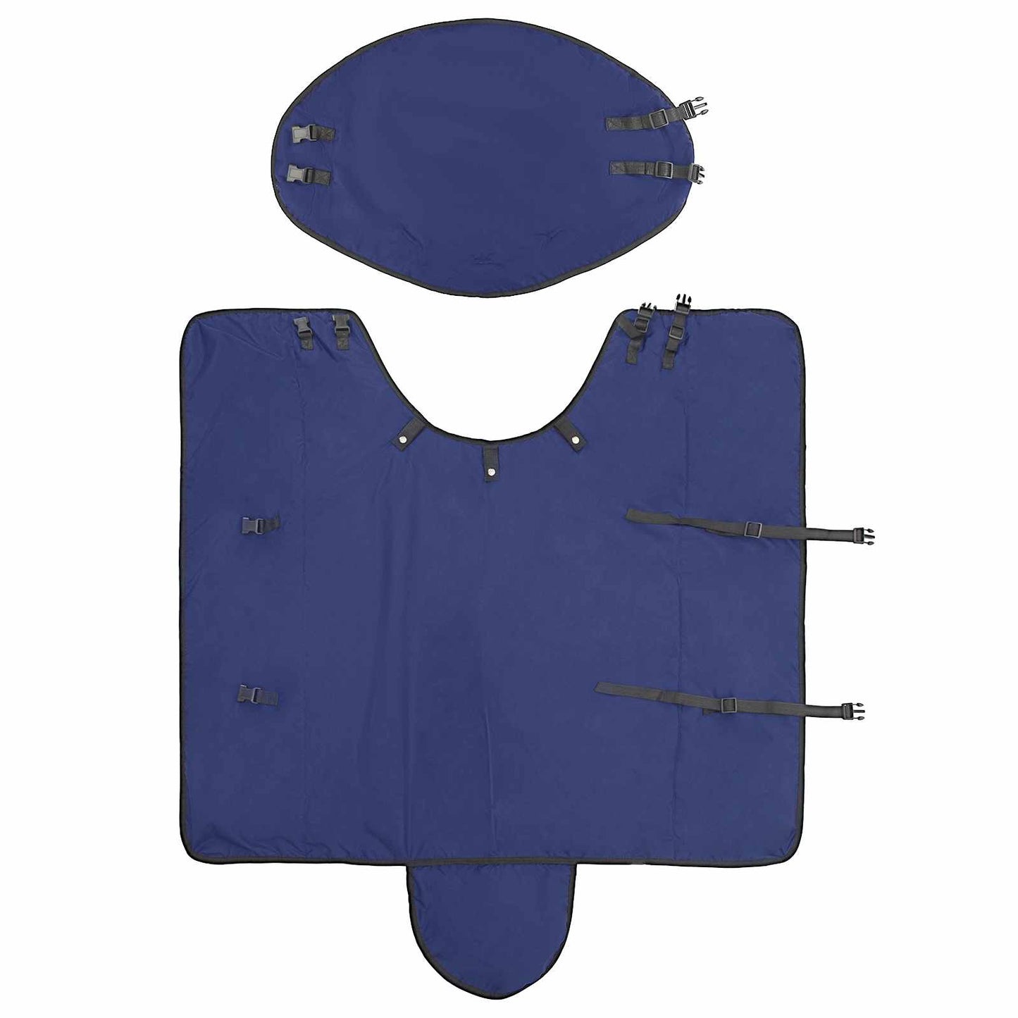 Horse Blanket Full Navy Blue 155 cm Polyester