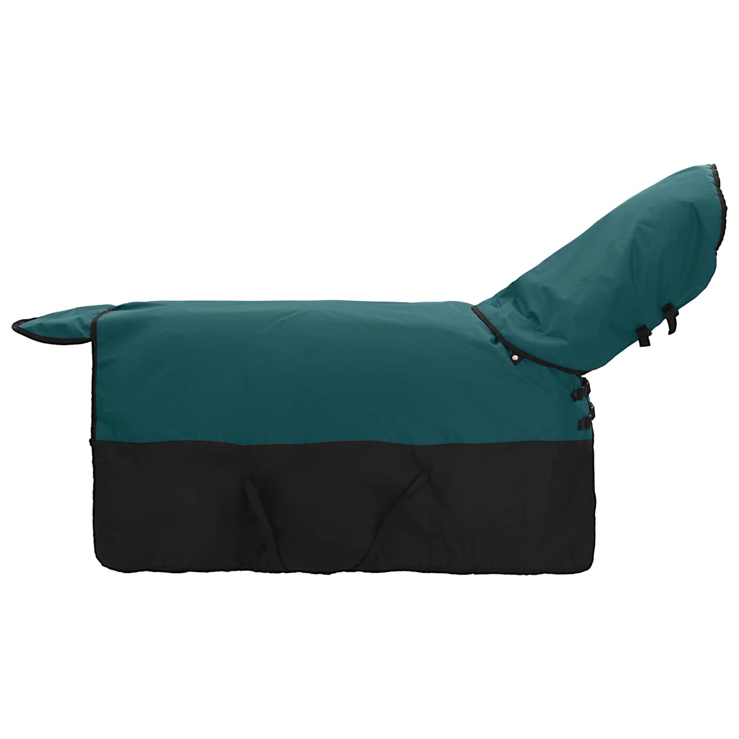 Horse Blanket Dark Green and Black 85 cm Polyester