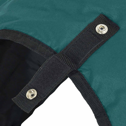Horse Blanket Dark Green and Black 165 cm Polyester