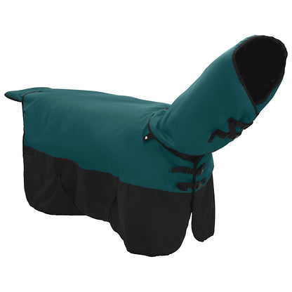 Horse Blanket Dark Green and Black 165 cm Polyester