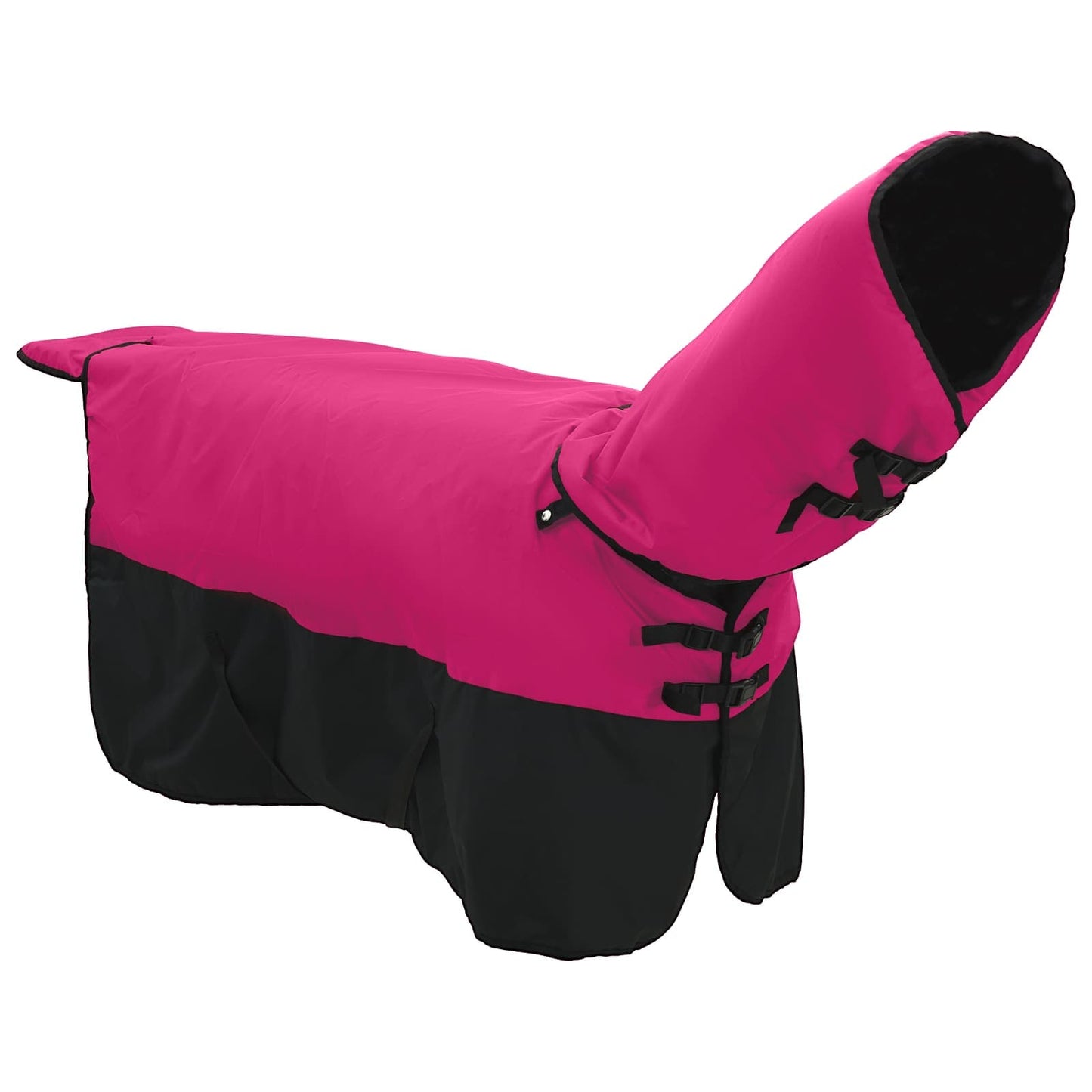 Horse Blanket Pink and Black 115 cm Polyester
