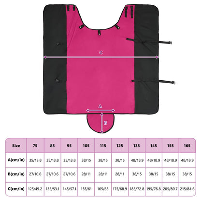 Horse Blanket Pink and Black 115 cm Polyester