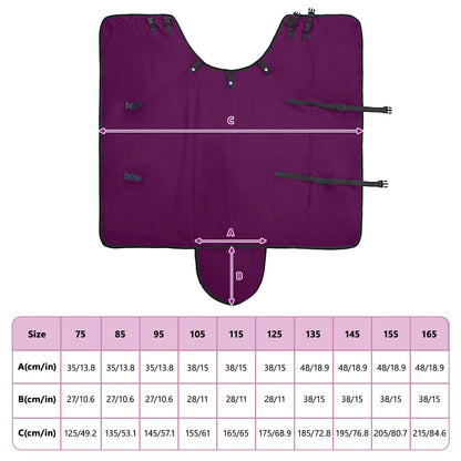 Horse Blanket Full Purple 105 cm Polyester