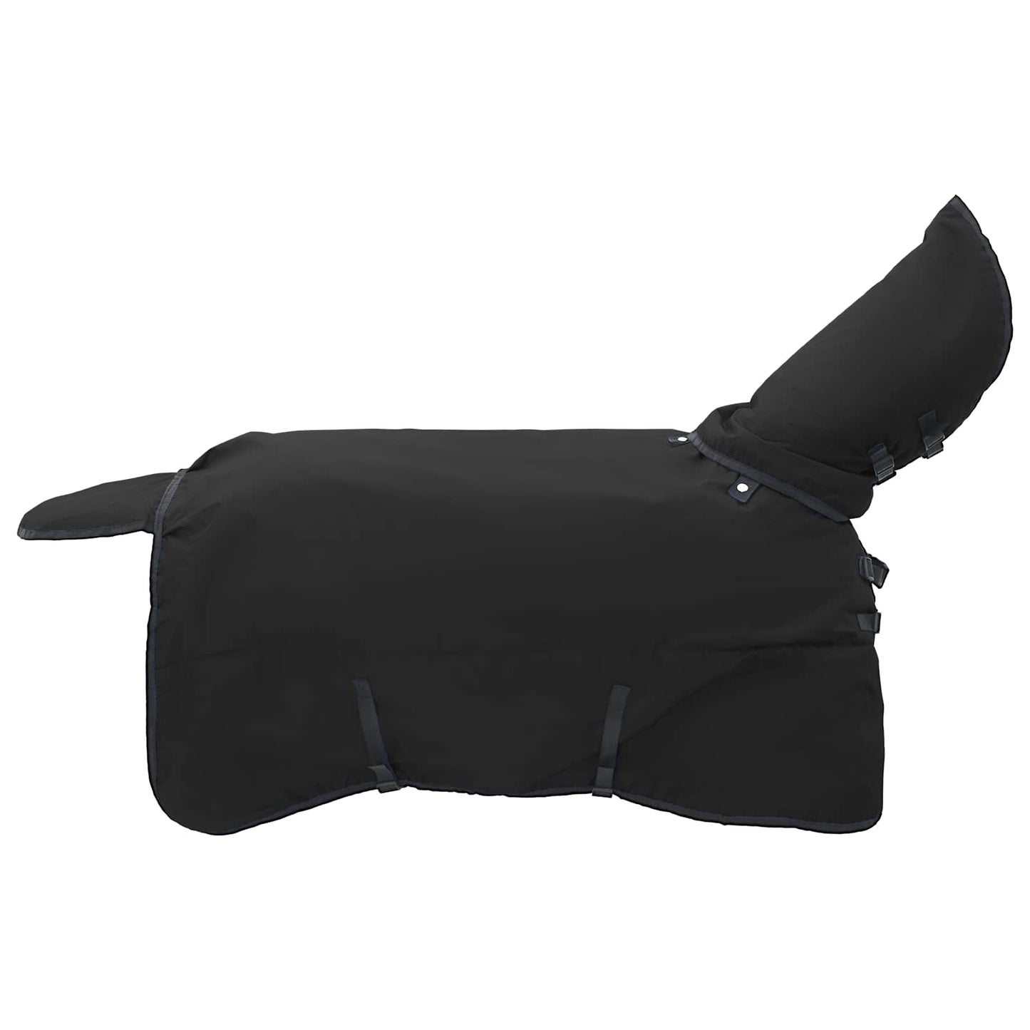 Horse Blanket Full Black 125 cm Polyester