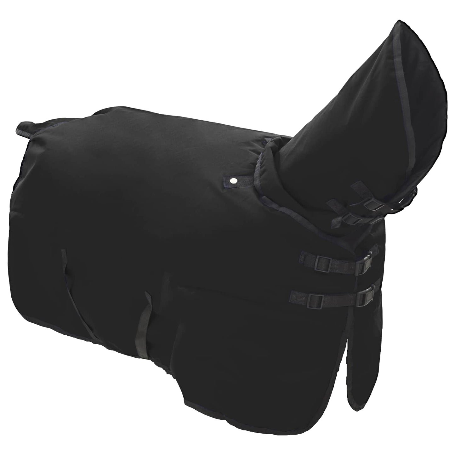 Horse Blanket Full Black 125 cm Polyester