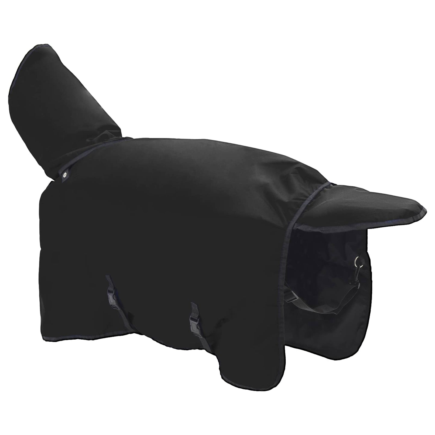 Horse Blanket Full Black 125 cm Polyester