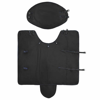 Horse Blanket Full Black 125 cm Polyester