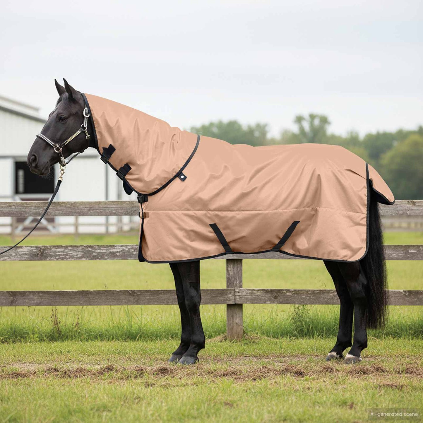 Horse Blanket Cappuccino 95 cm Polyester