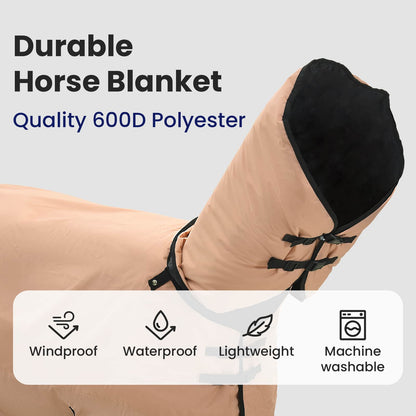Horse Blanket Cappuccino 115 cm Polyester