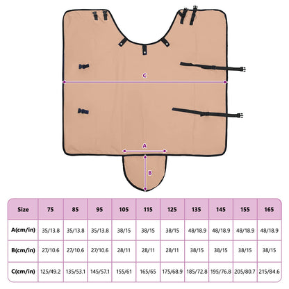 Horse Blanket Cappuccino 135 cm Polyester