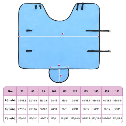 Horse Blanket Full Aqua 75 cm Polyester