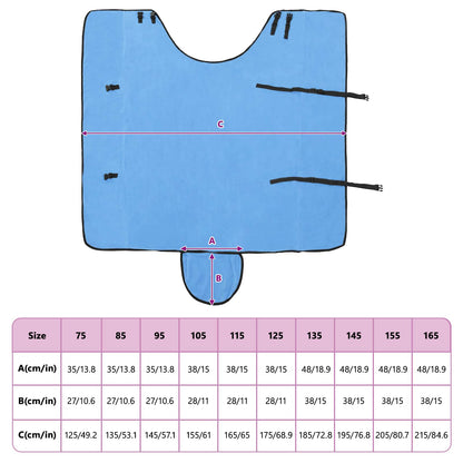 Horse Blanket Full Aqua 125 cm Polyester