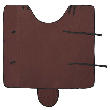 Horse Blanket Full Dark Brown 125 cm Polyester