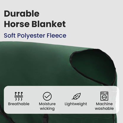 Horse Blanket Full Dark Green 125 cm Polyester