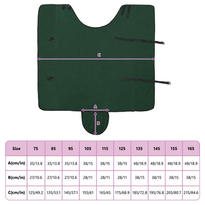 Horse Blanket Full Dark Green 165 cm Polyester