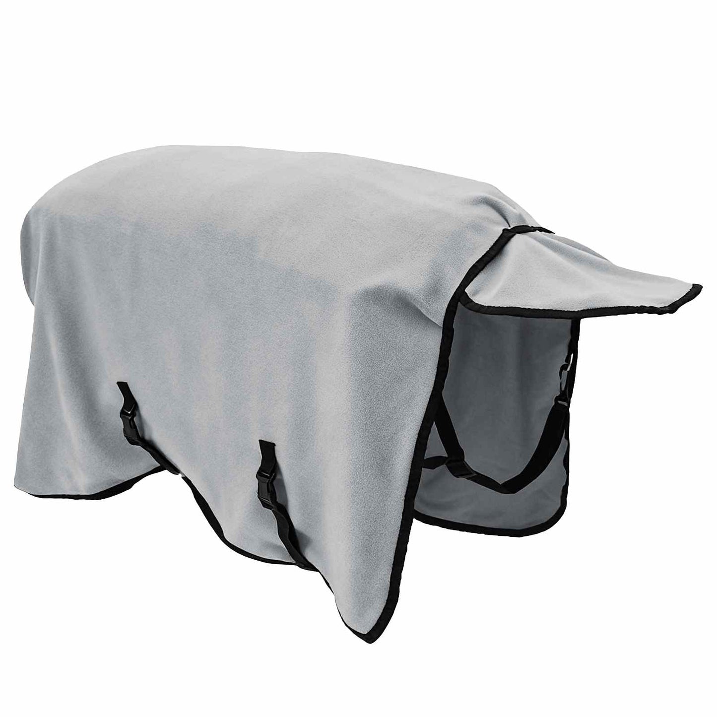 Horse Blanket Full Light Grey and Pink 85 cm Polyester